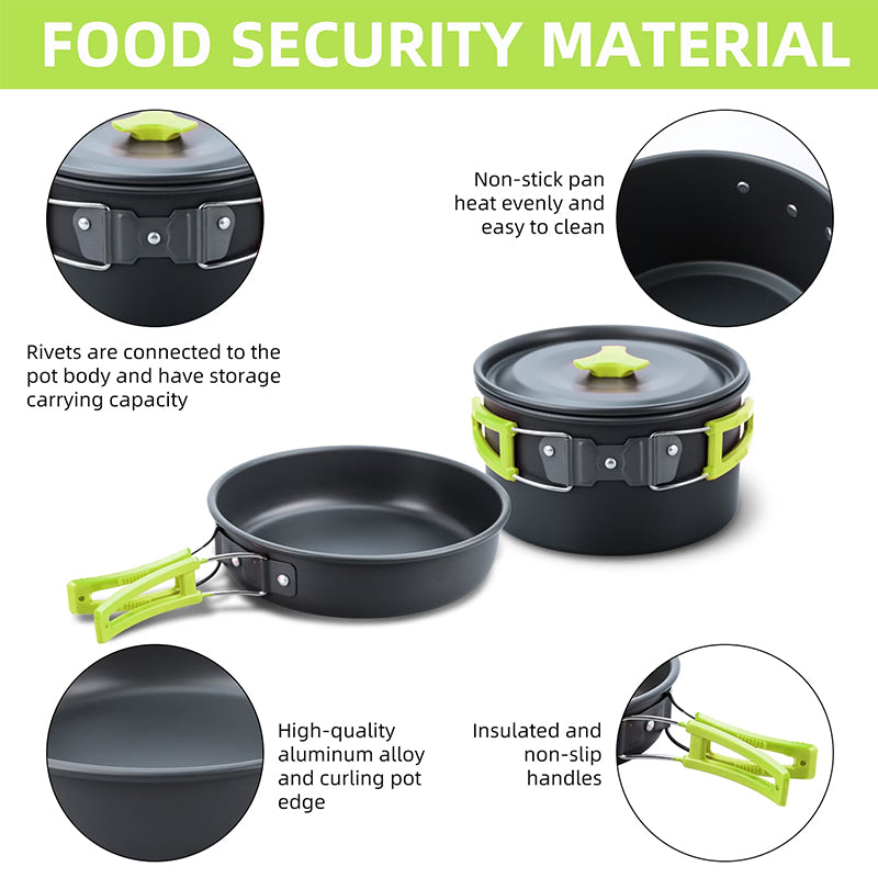 Portable Camping Cookware Set
