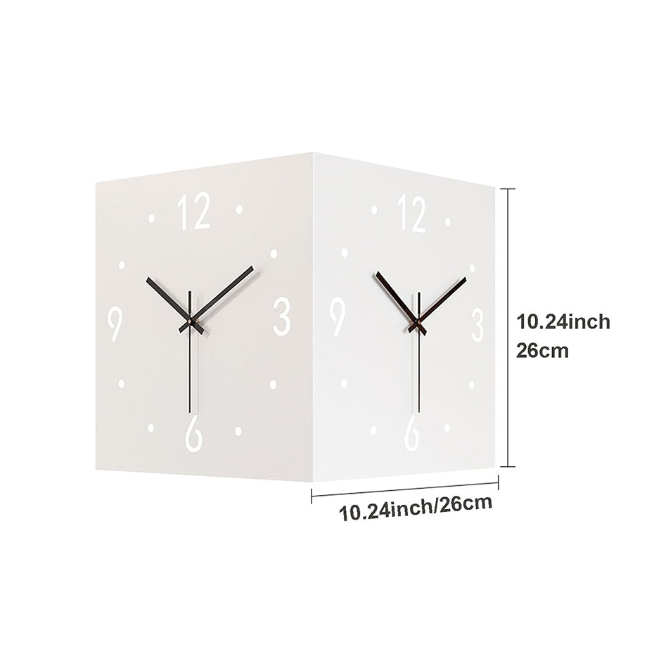 Nordic LED Corner Wall Clock
