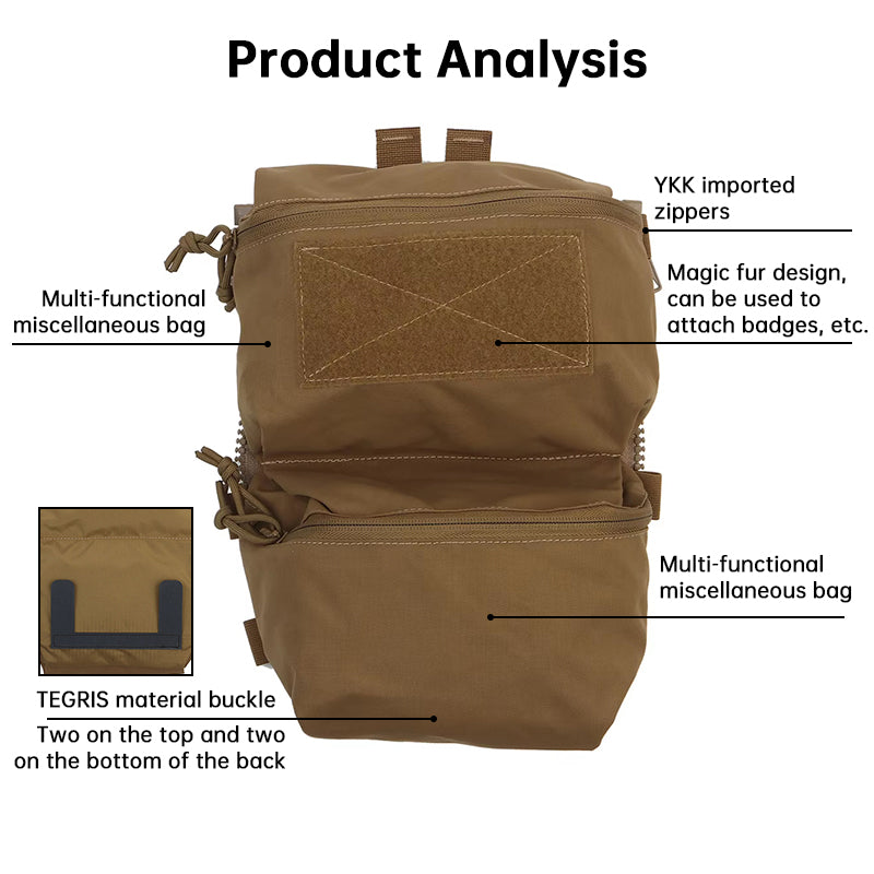 Tactical Plate Carrier Utility Pouch