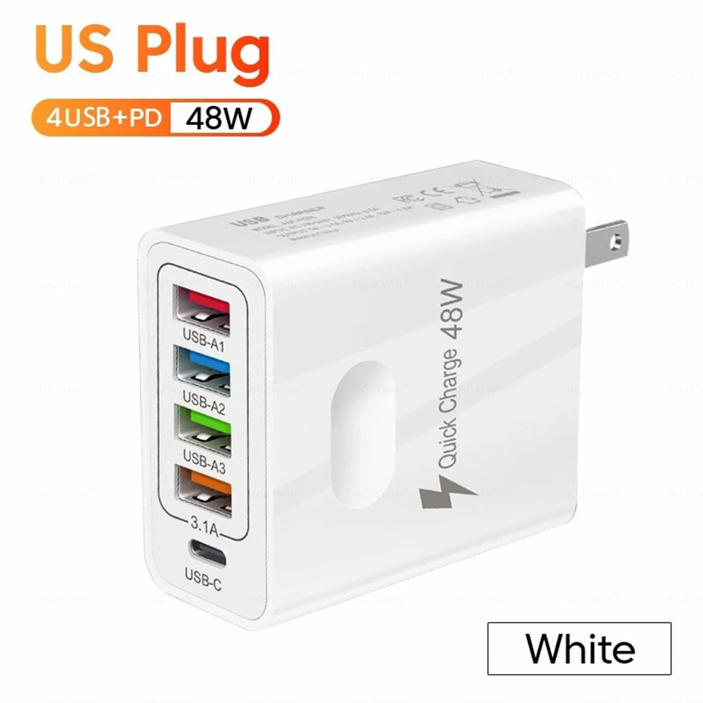 48W 5-in-1 Fast Charging Hub