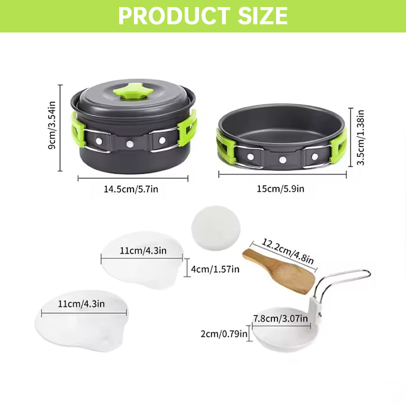 Portable Camping Cookware Set