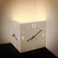 Nordic LED Corner Wall Clock