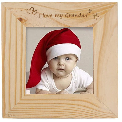 Personalized Carved Photo Frame