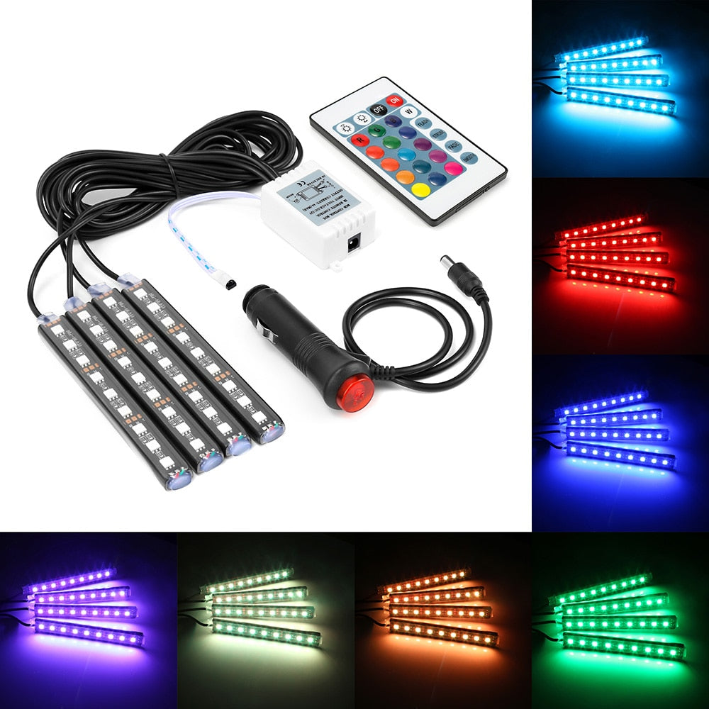 Car RGB LED Interior Light Strip