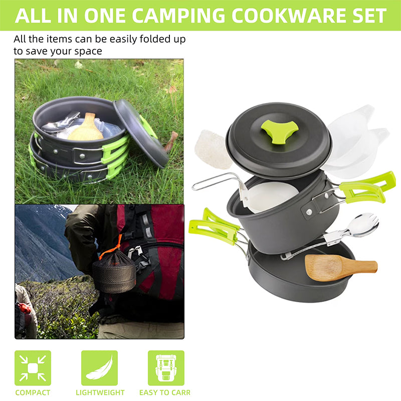 Portable Camping Cookware Set