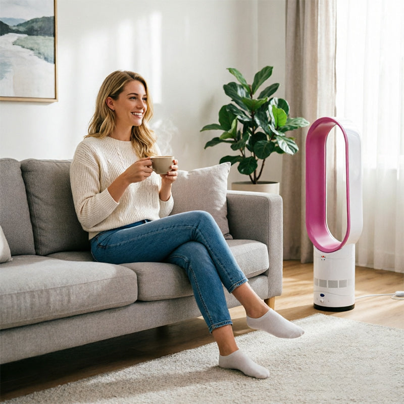 Bladeless Tower Fan with Remote