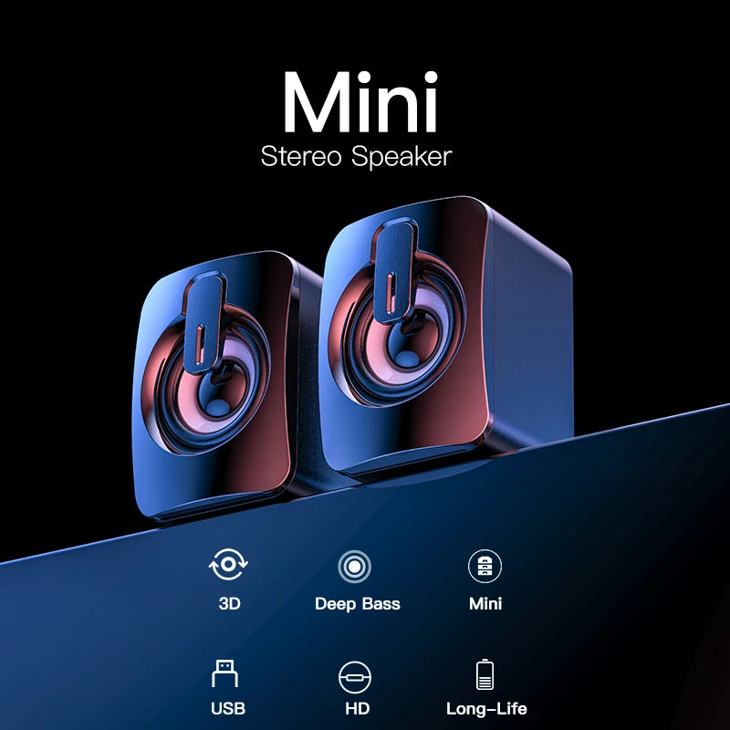 USB Wired Computer Speakers