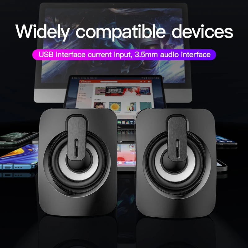 USB Wired Computer Speakers